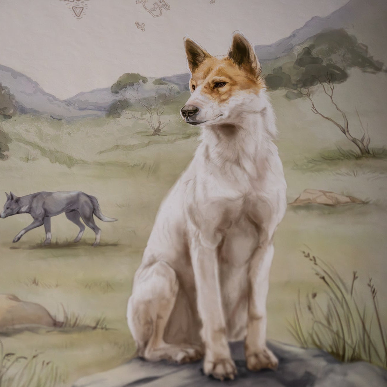 Alpine dingo print